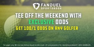 fanduel 100 to 1 masters