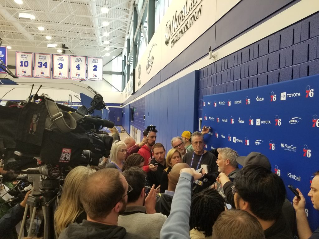 Brett Brown and the media, May 1st