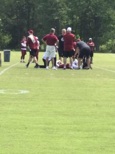 Reuben Foster at OTAs