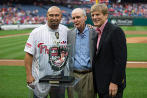 David Montgomery, john Middleton, and Shane Victorino