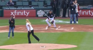 the world's worst first pitch