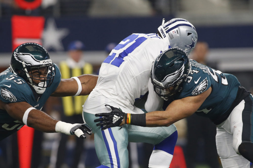 Ezekiel Elliott vs Eagles