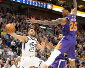 Raul Neto with the Jazz