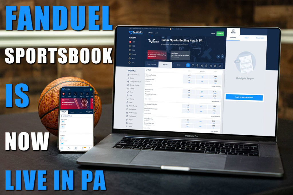 fanduel sportsbook pa launch