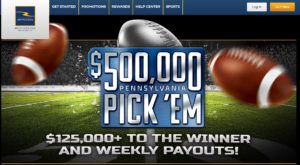 bet rivers pro football pick em