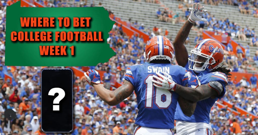 week 1 college football pa sportsbooks