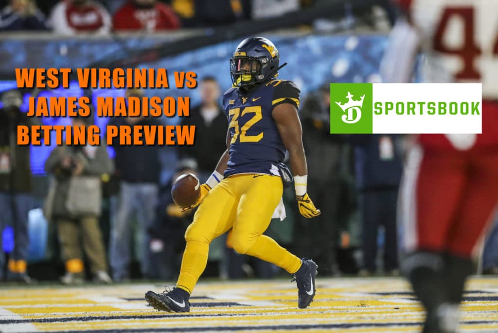 wvu jmu draftkings sportsbook