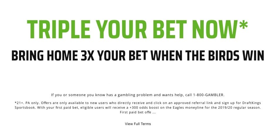 draftkings sportsbook eagles giants