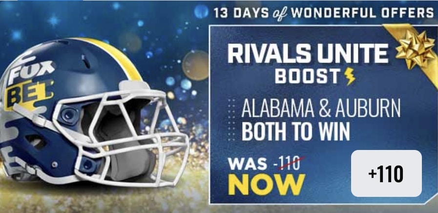 Fox Bet New Year's Bowl Game Offers