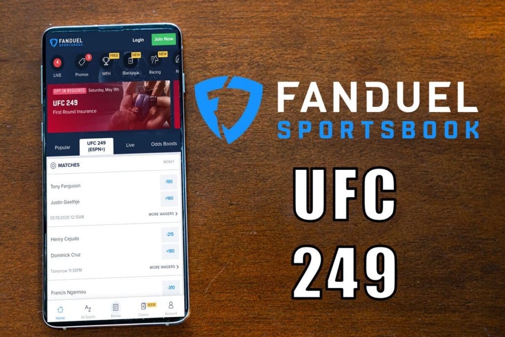 fanduel sportsbook UFC 249