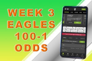 draftkings sportsbook eagles 100-1
