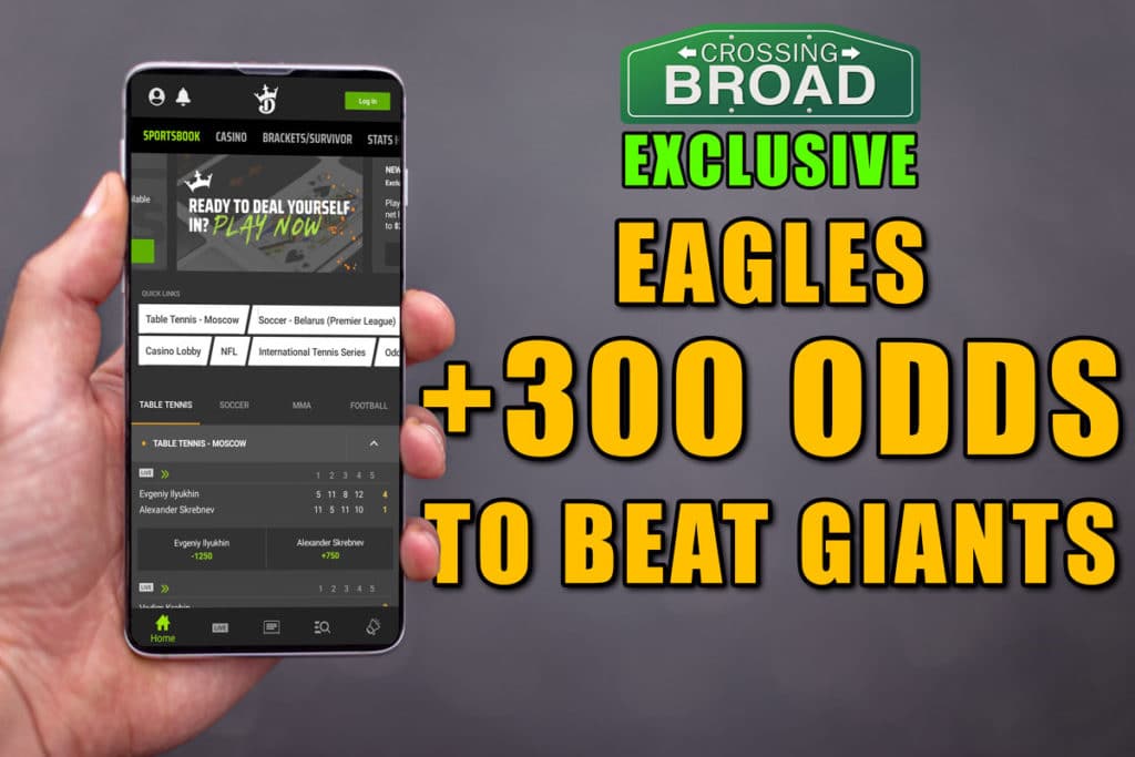 DraftKings sportsbook eagles
