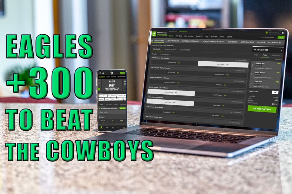 draftkings eagles cowboys
