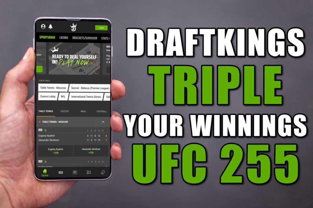draftkings ufc 255 promo