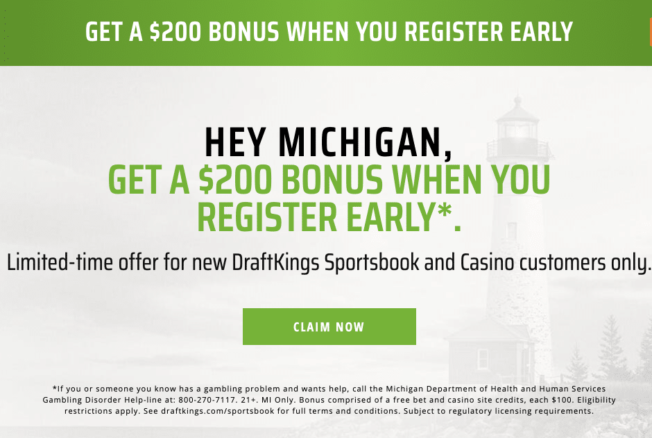 draftkings sportsbook michigan preregistration