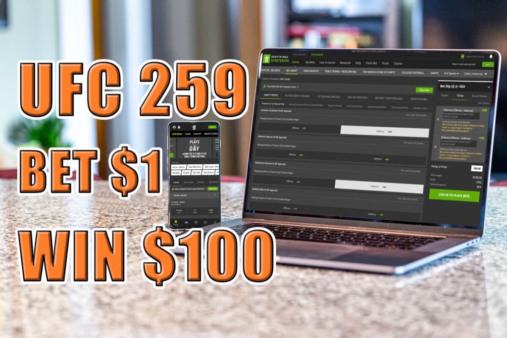 draftkings sportsbook ufc 259