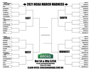 ncaa printable bracket 2021