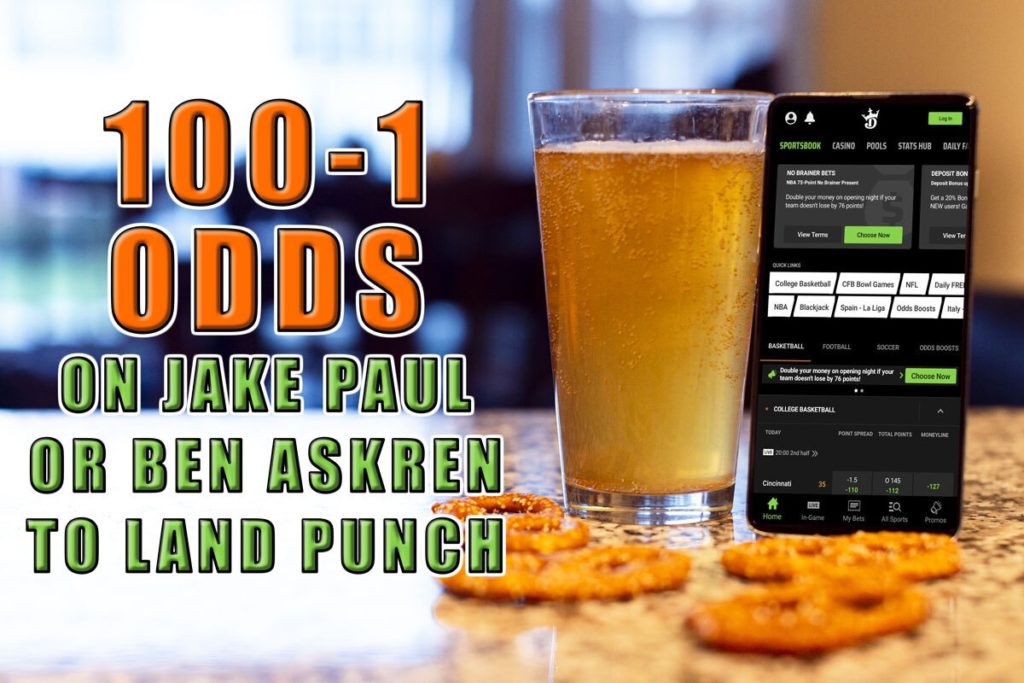 draftkings sportsbook paul 100-1