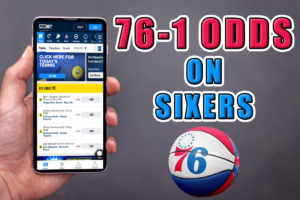 fox bet sixers 76-1 odds promo