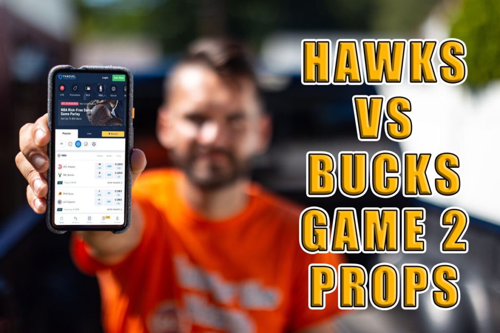 hawks bucks player prop bets