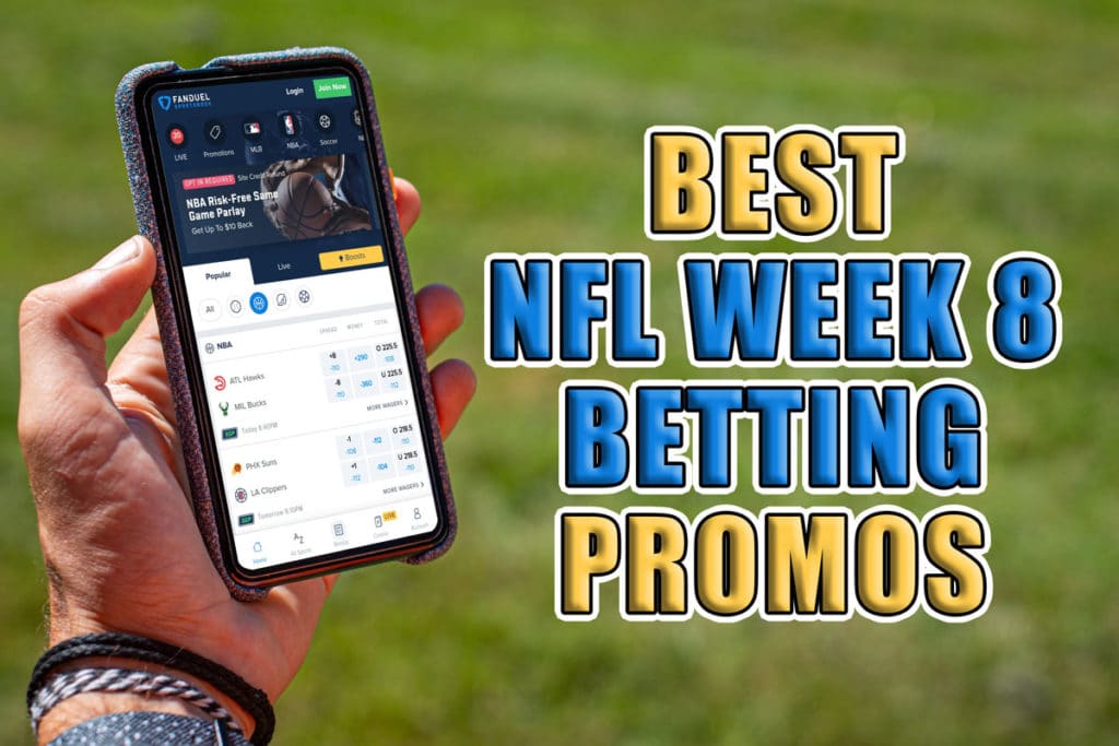best nfl week 8 betting promos