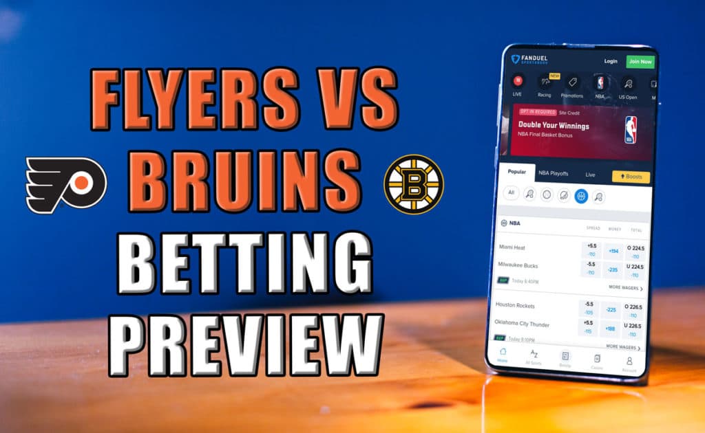 Flyers vs. Bruins Betting