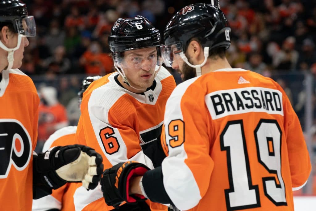 Derick Brassard Travis Sanheim