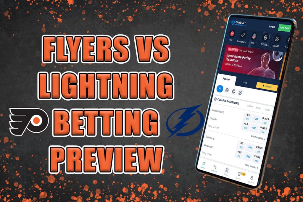 Flyers vs. Lightning Betting