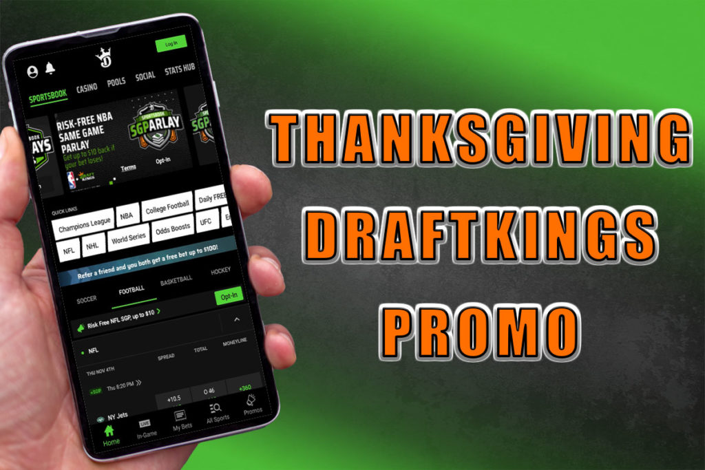 draftkings sportsbook promo code thanksgiving