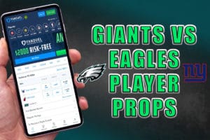 giants eagles player props