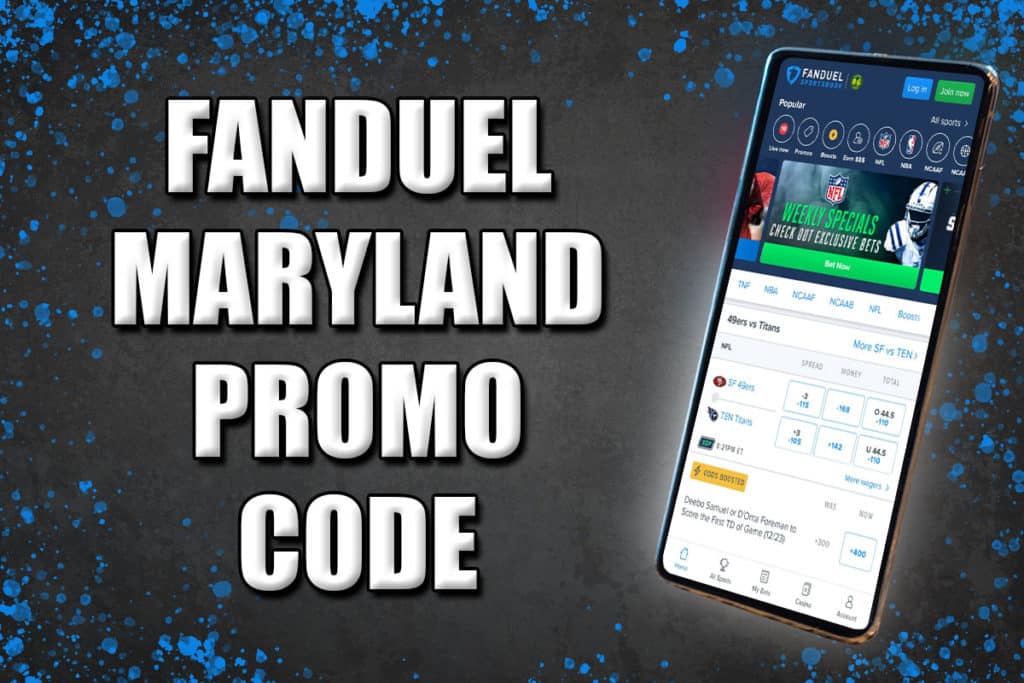 fanduel maryland promo code