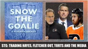 Snow the goalie tortorella hayes fletcher