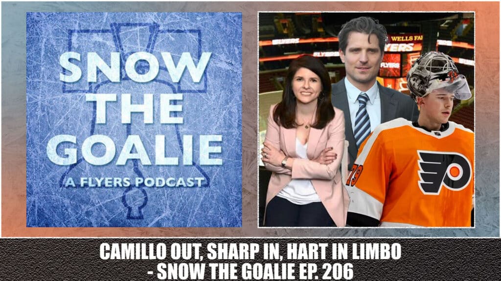 snow the goalie flyers carter hart