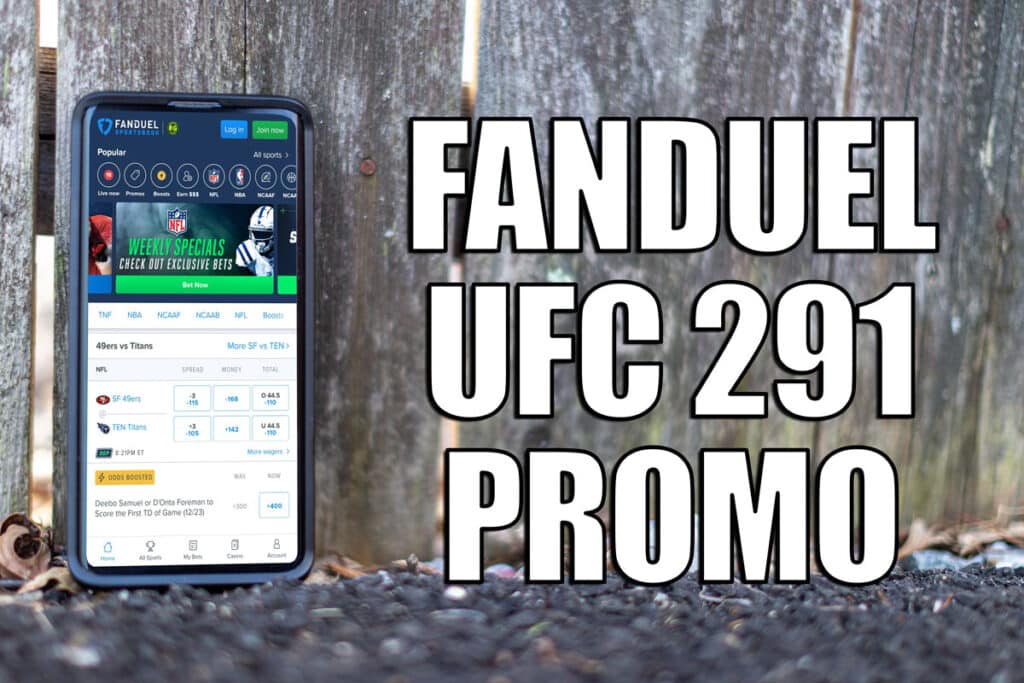 FanDuel UFC 291 promo