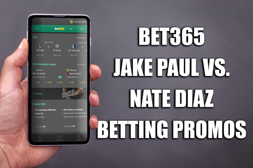 jake paul vs. nate diaz betting promos