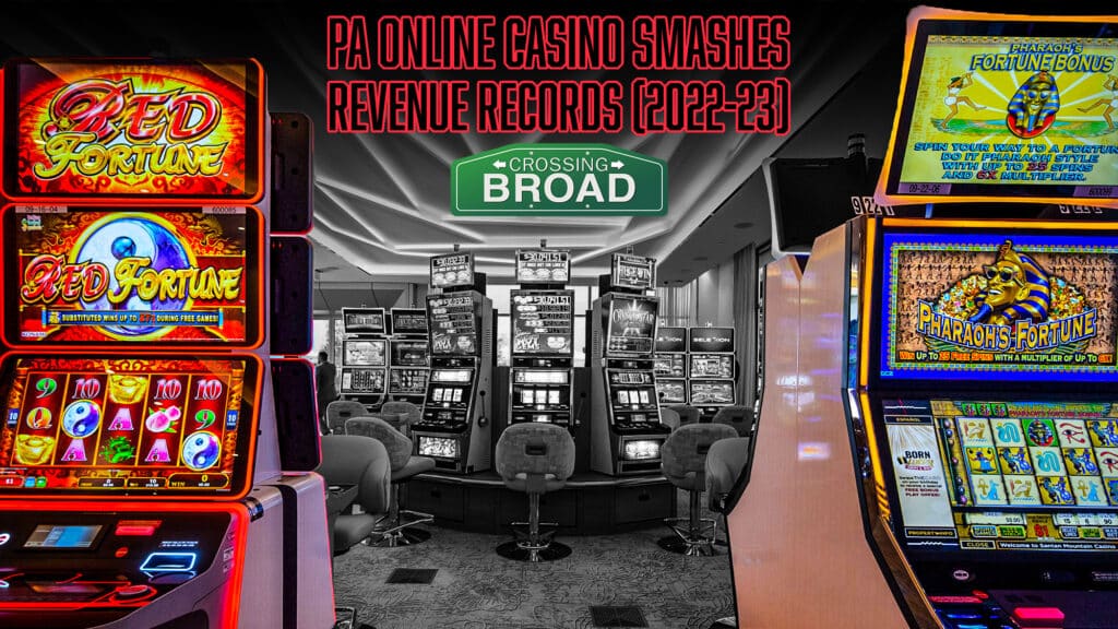 PA Online Casino Smashes Revenue Records in 2022-23