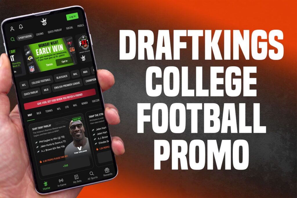 draftkings college football promo