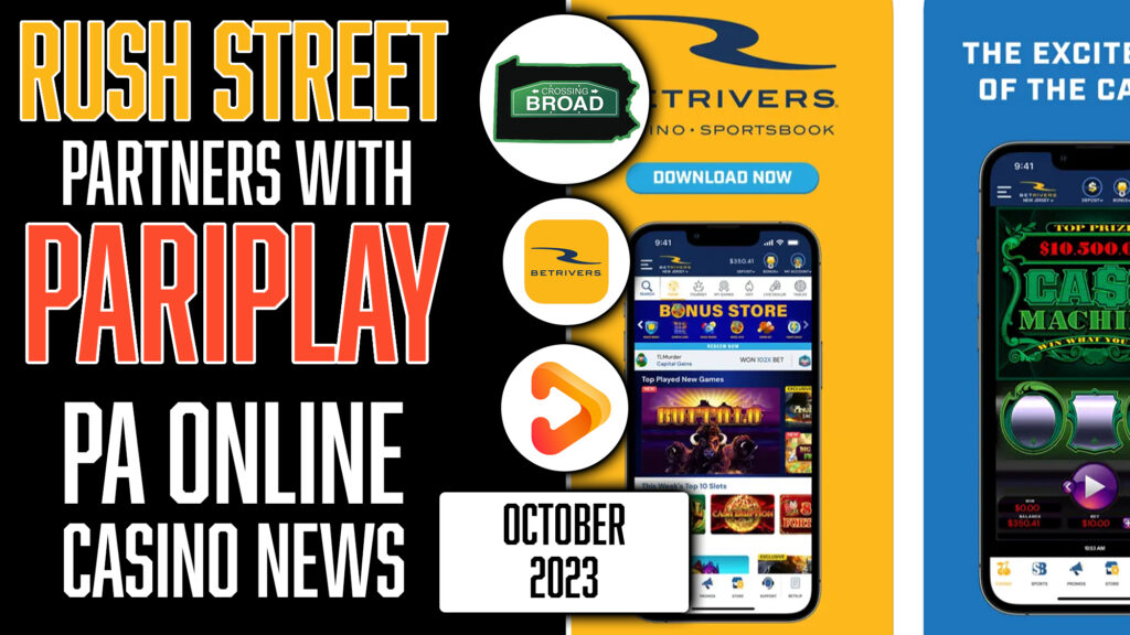 Rush Street Partners with Pariplay, PA Online Casino News