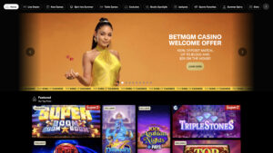 BetMGM Online Casino Home Page