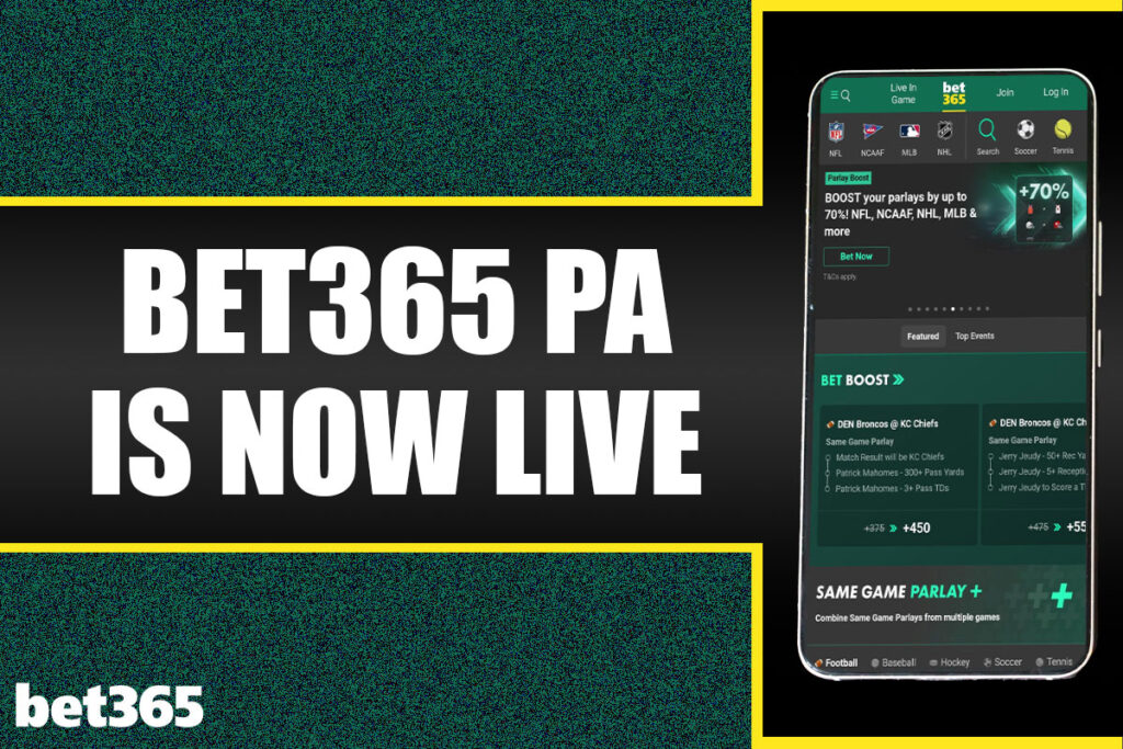 bet365 pa bonus code