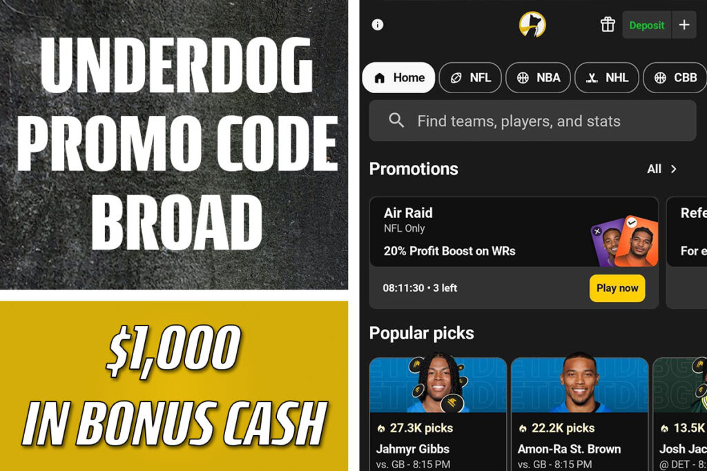 underdog promo code