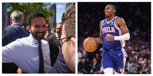 ZOhran Mamdani and Tyrese Maxey