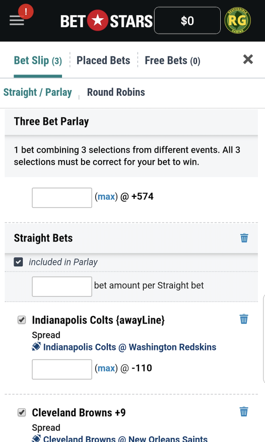 betstars nj place bet