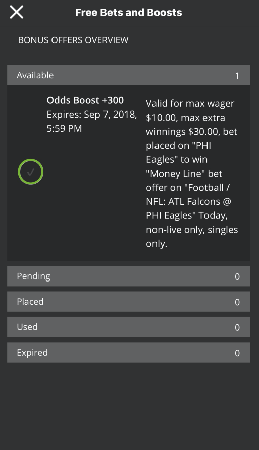 draftkings sportsbook bets and boosts