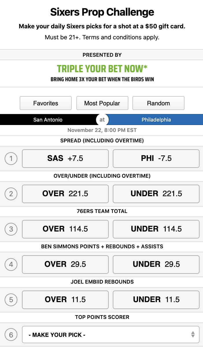 Chalkline Sixers Spurs