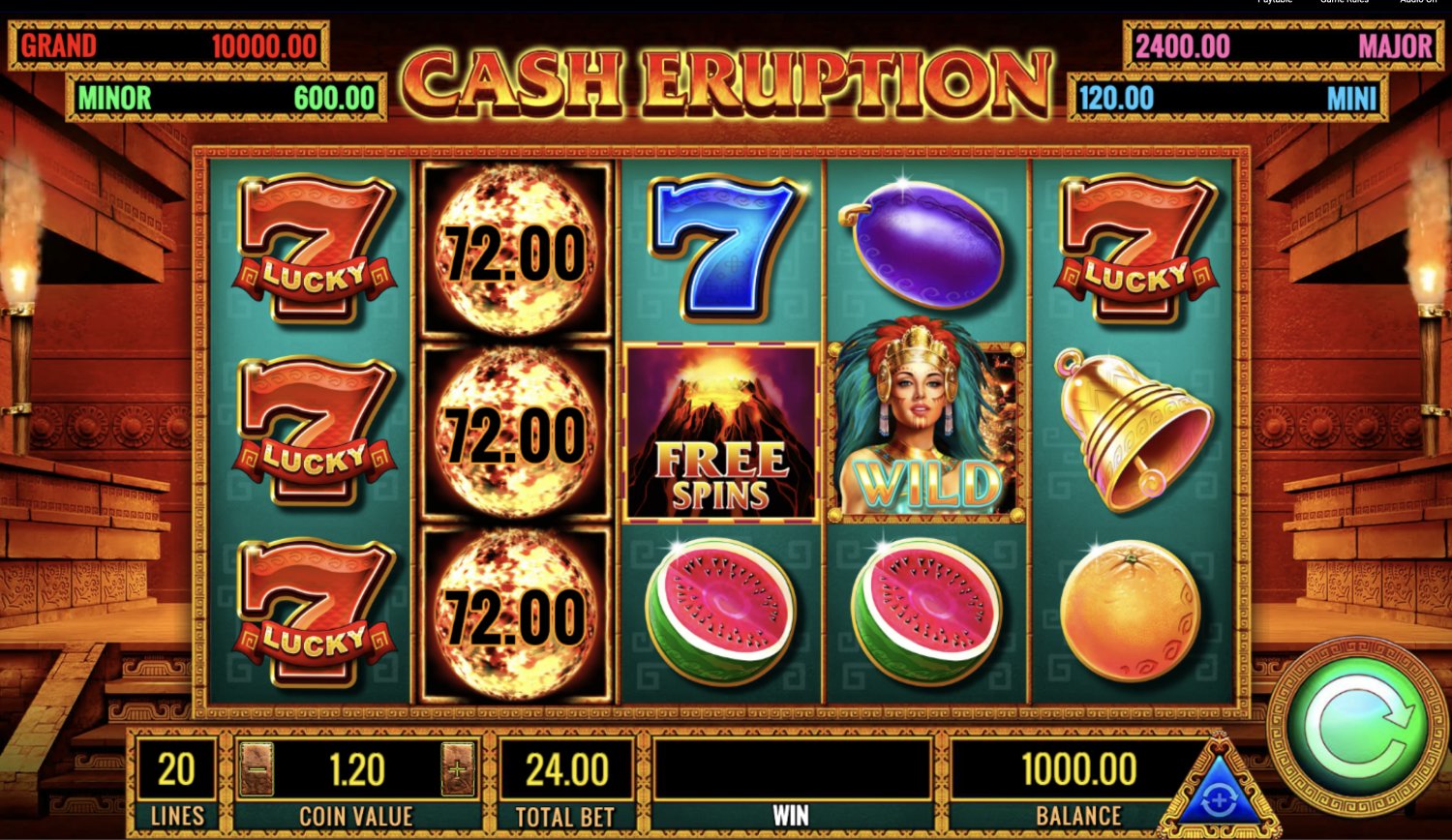 Cash Eruption DraftKings casino promo code pa