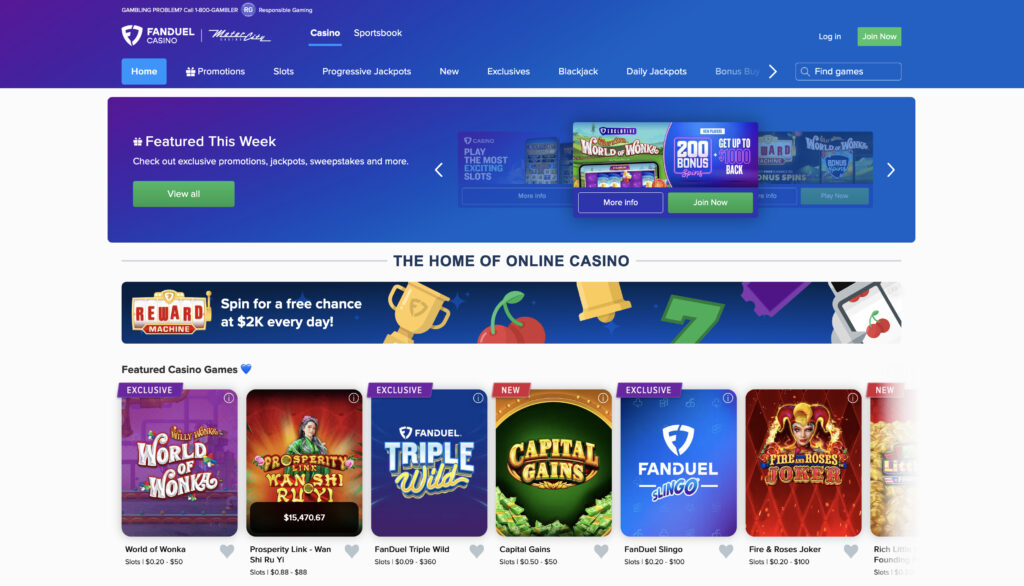 FanDuel PA Online Casino bonus