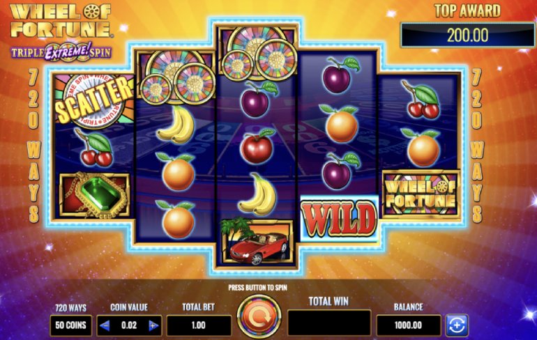 Wheel of Fortune Triple Extreme Spin