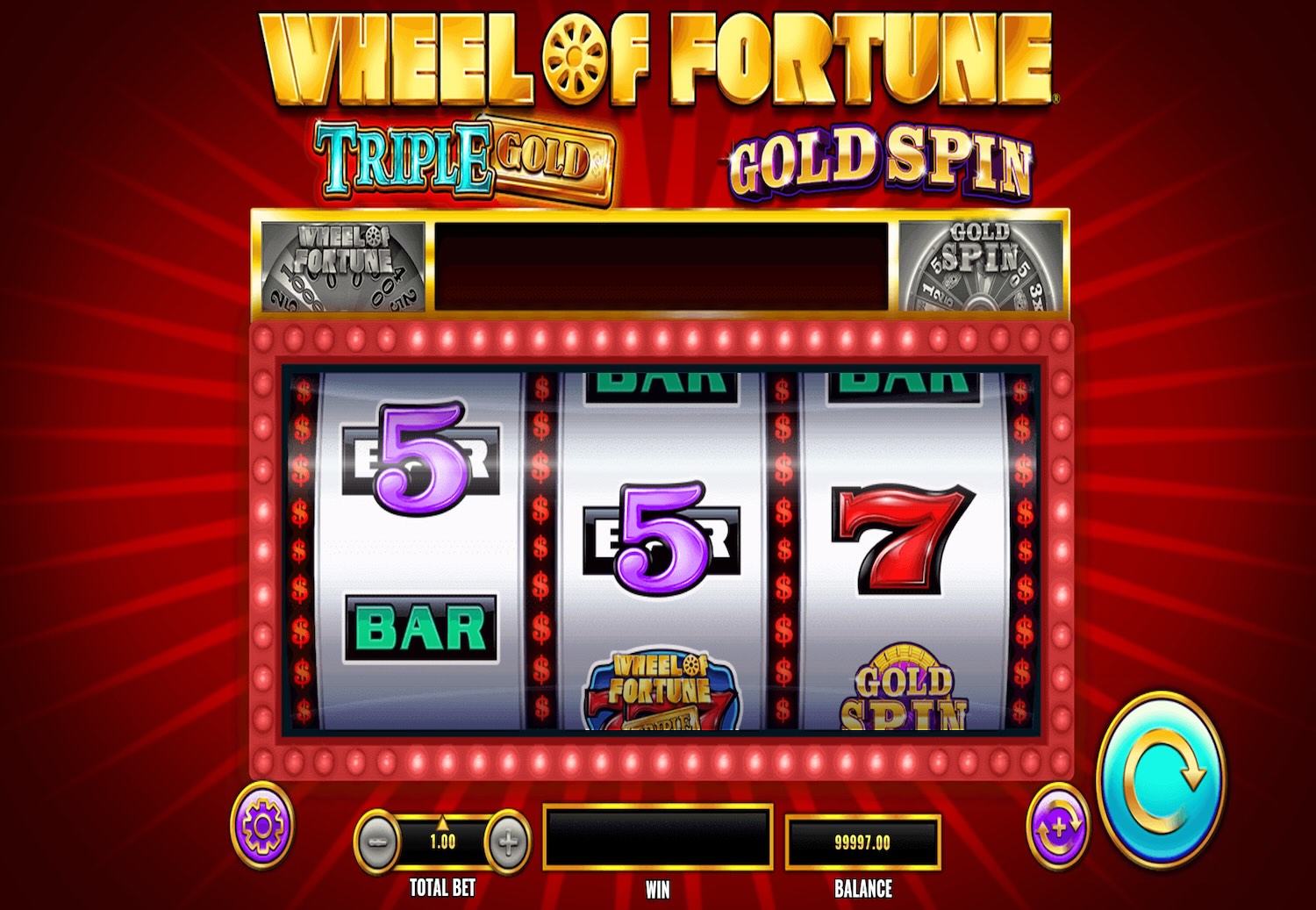 wheel of fortune triple gold