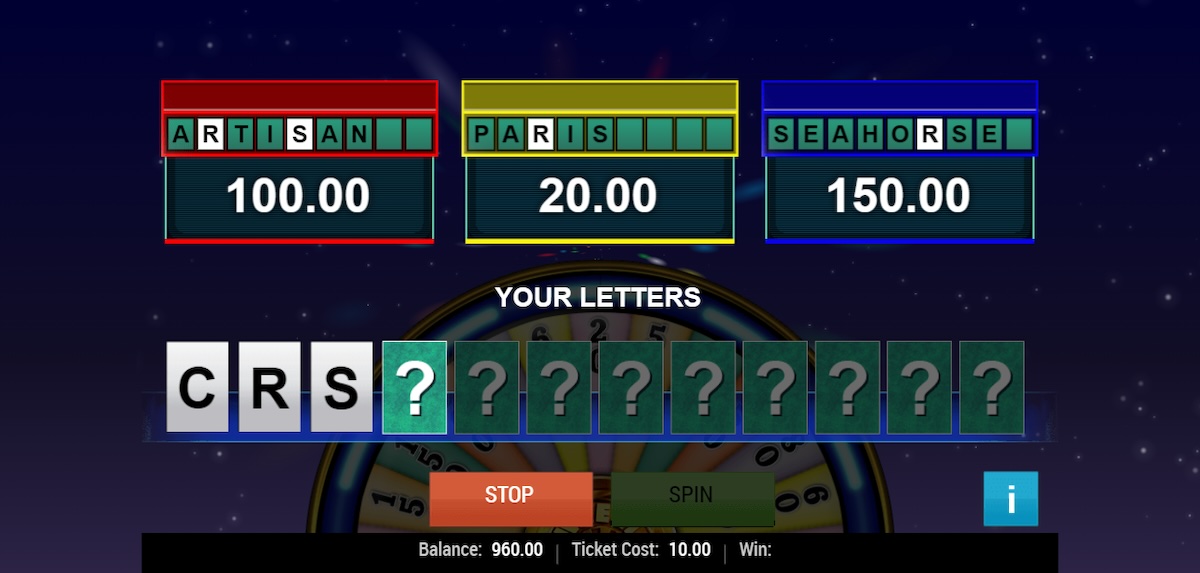 wheel of fortune winning words